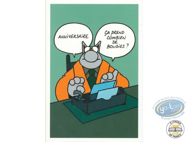 Carte Anniversaire Humour Le Chat
